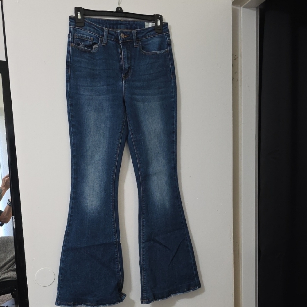 Bridge by Gly Elegant Indigo Flare Women's Jeans